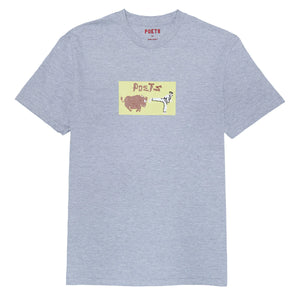 Poets Karate Champ DTG T-shirt - (Grey)