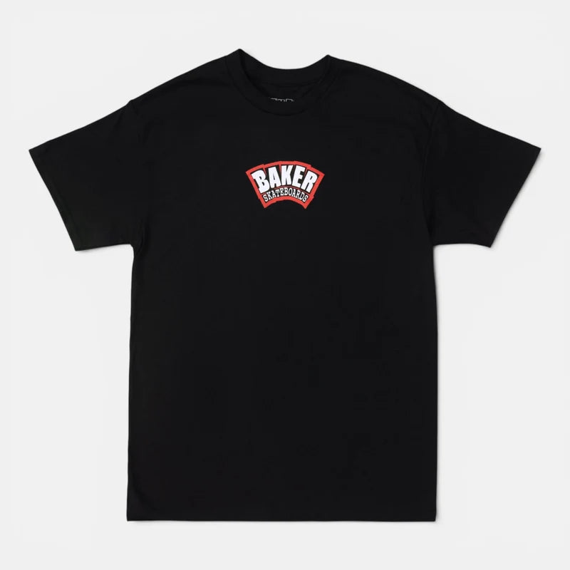 Baker Arch Logo Blk/Red Tee