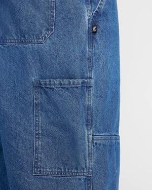 Nike SB Loose Denim Double Knee Pants - Diffused Blue/White
